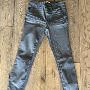 Madewell Gray Skinny Jeans